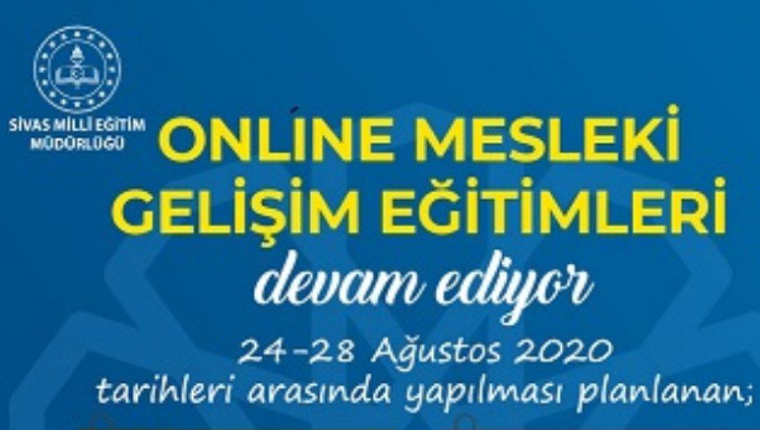24-28 Ağustos 2020 Seminer Dönemi Online Mesleki Gelişim Eğitimleri Başvuruları Başladı